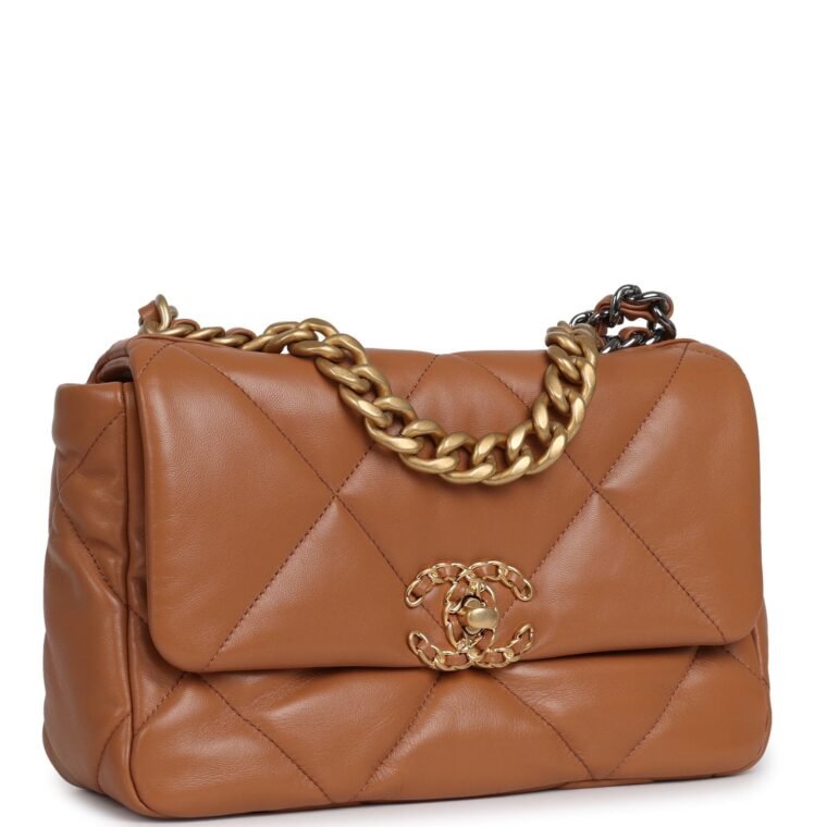 Chanel Medium Flap Bag Brown Lambskin — Buy Now — alternate view