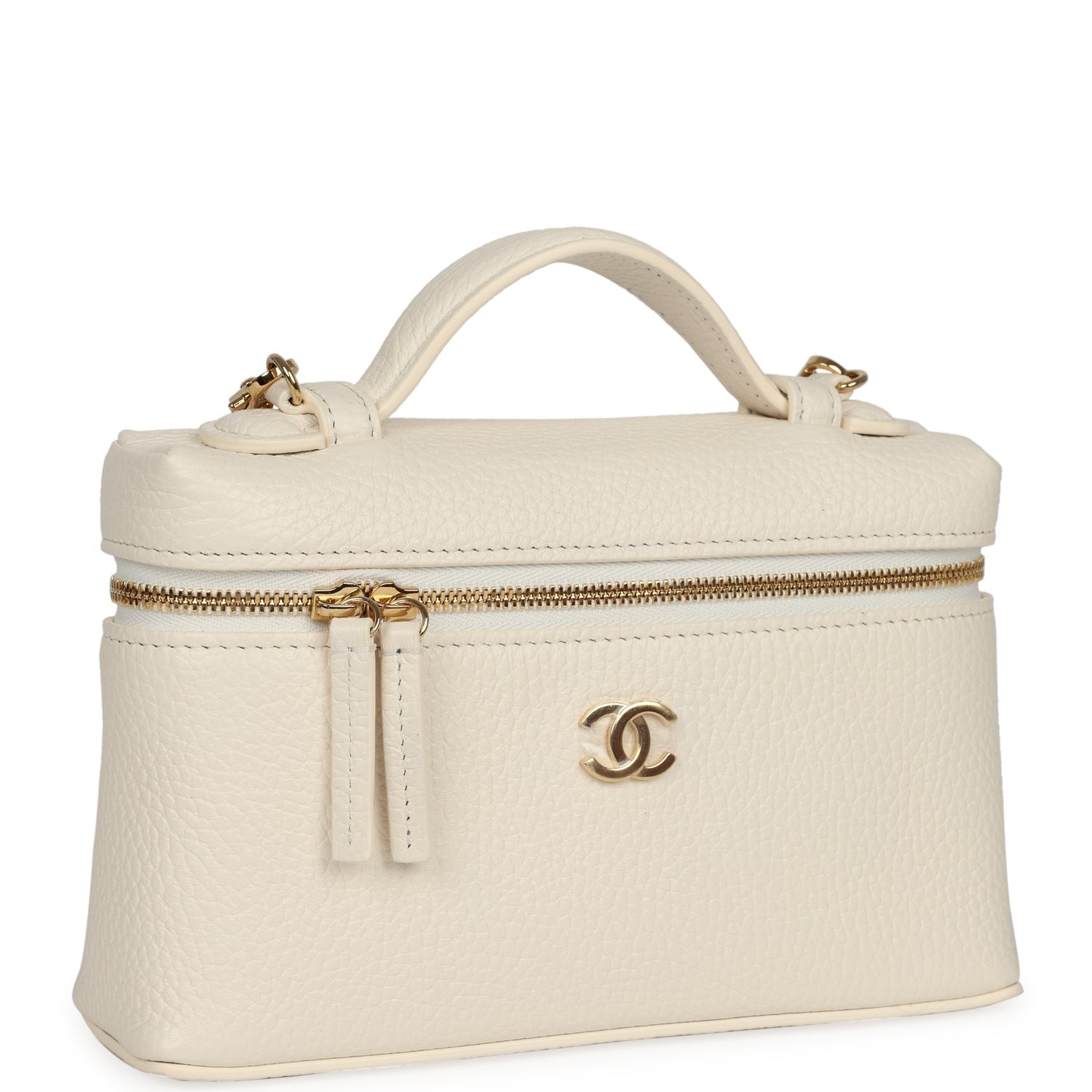 Chanel Vanity Case White Calfskin — view 2
