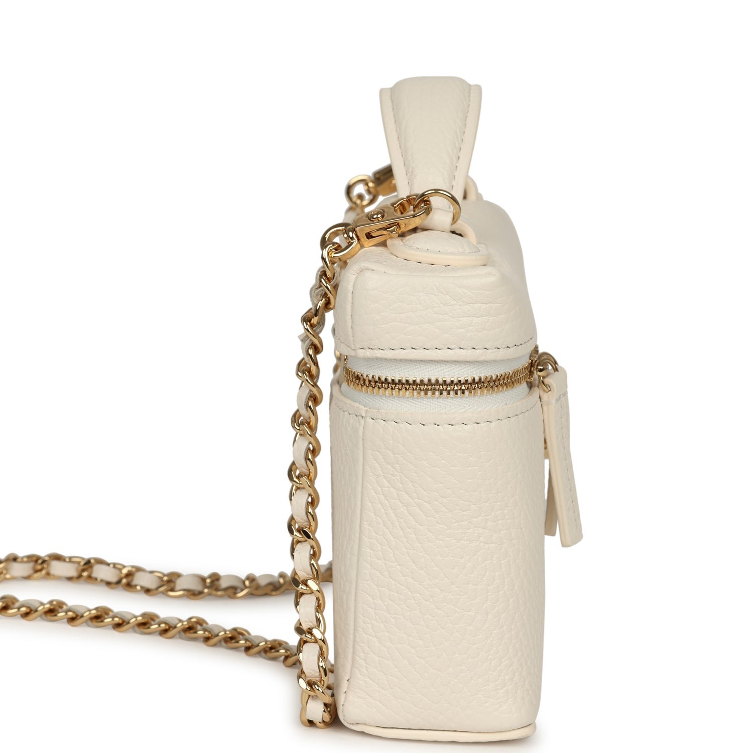 Chanel Vanity Case White Calfskin — view 4