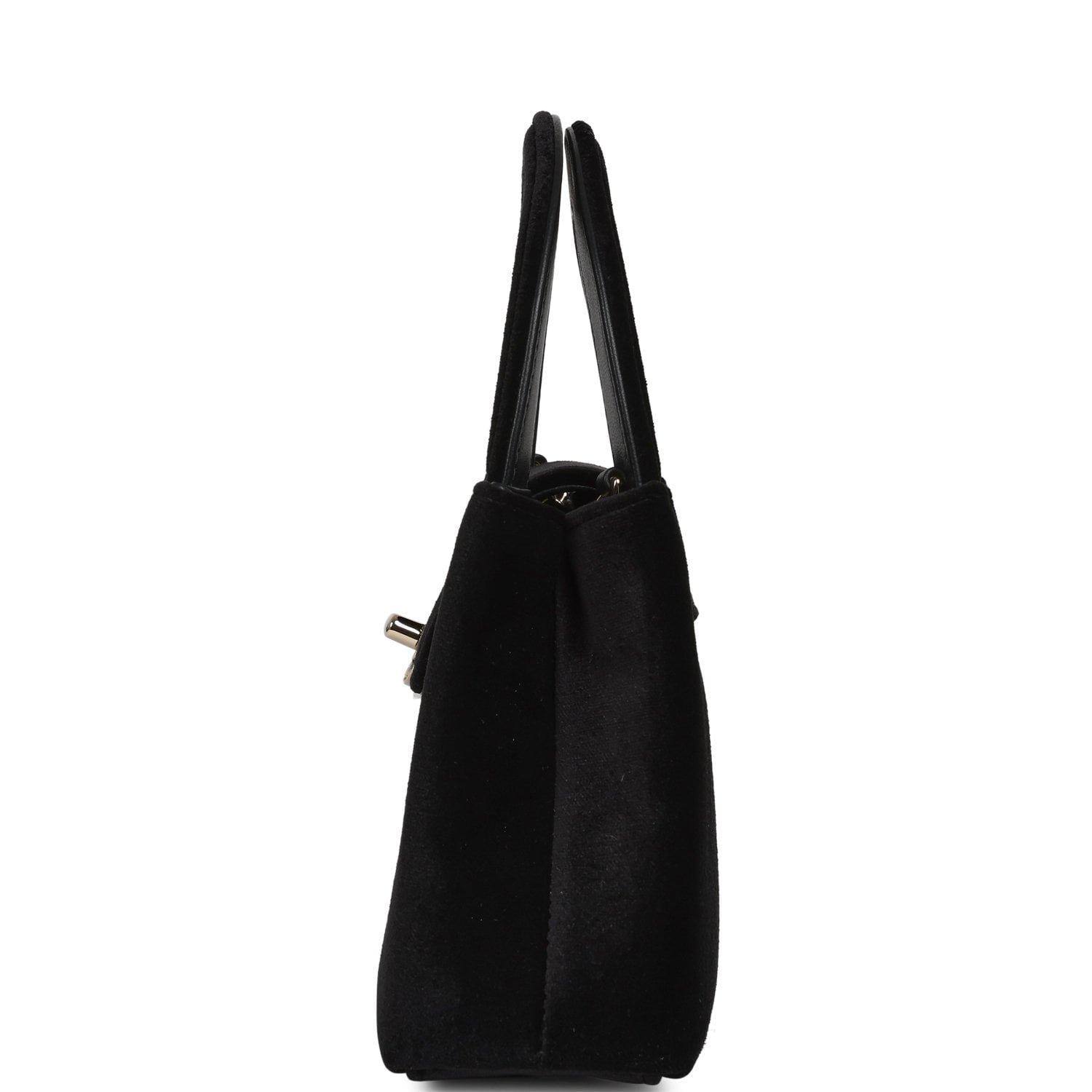 Chanel Small Kelly Shopper Black Velvet — view 4