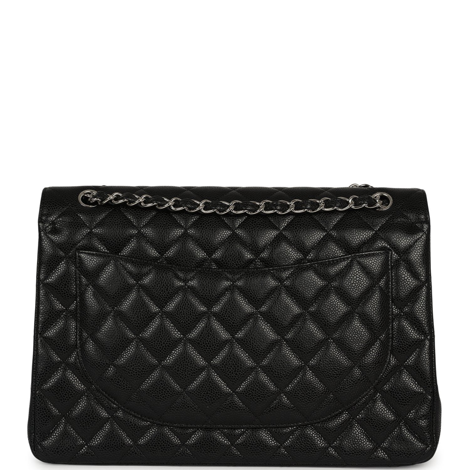 Pre-Owned Chanel Maxi Classic Double Flap Black — view 5