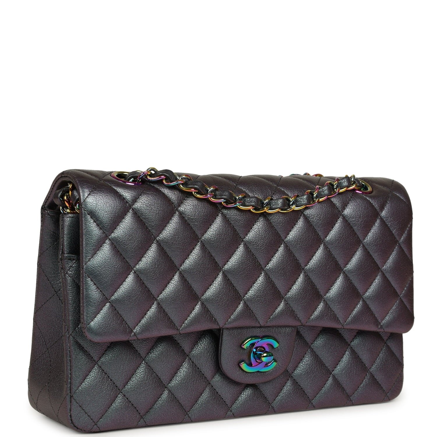Chanel Medium Classic Double Flap Iridescent — view 2
