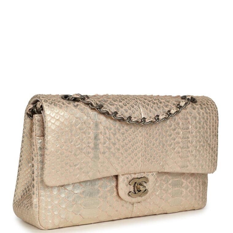 Pre-Owned Chanel Medium Classic Double Flap Bronze for Sale — alternate view