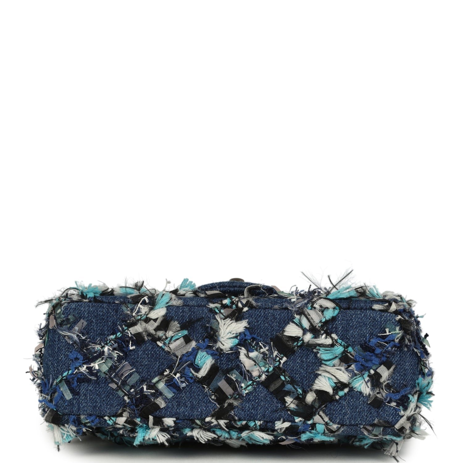 Chanel Mini Flap Bag Blue Denim — view 6