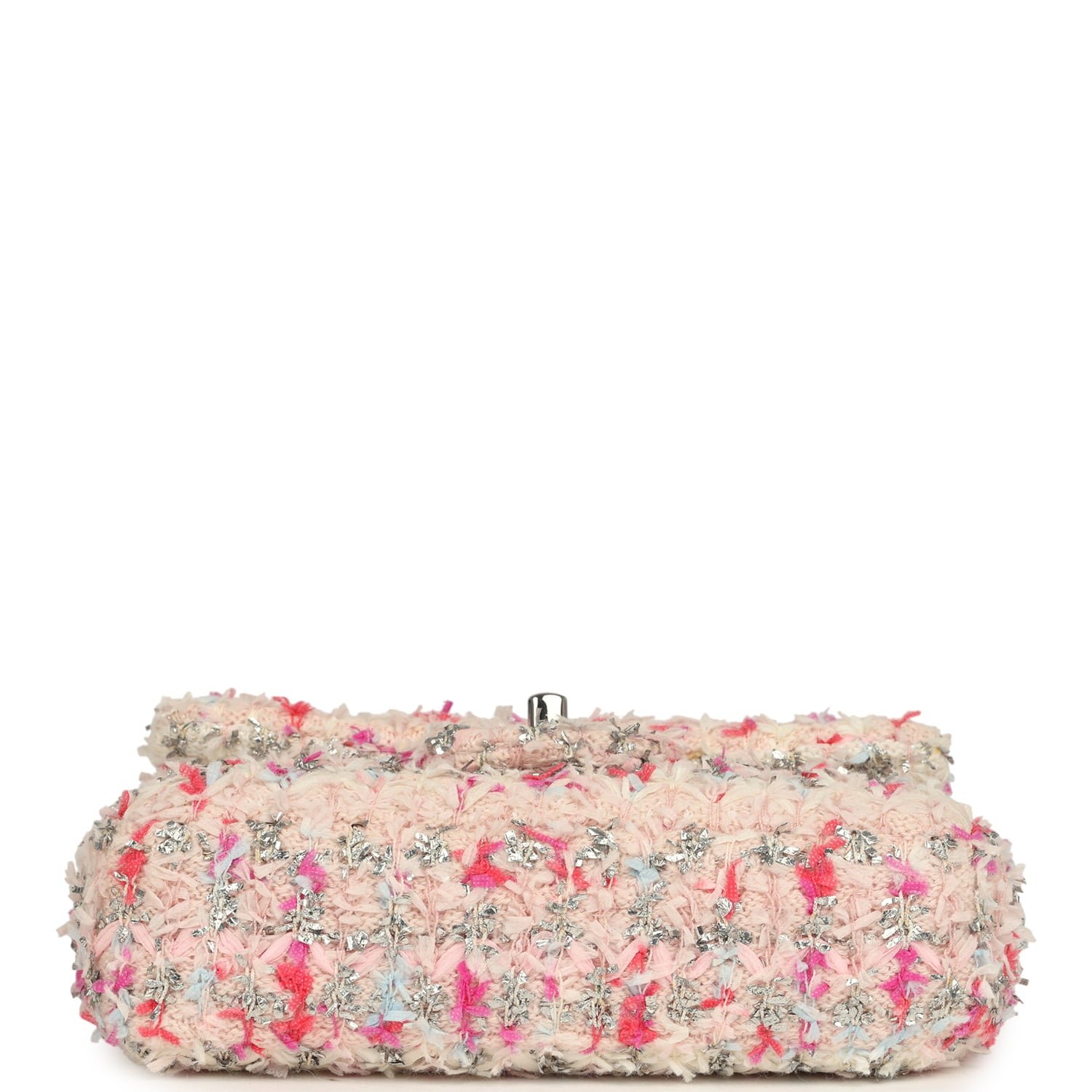 Chanel Mini Flap Bag Pink Tweed — view 6