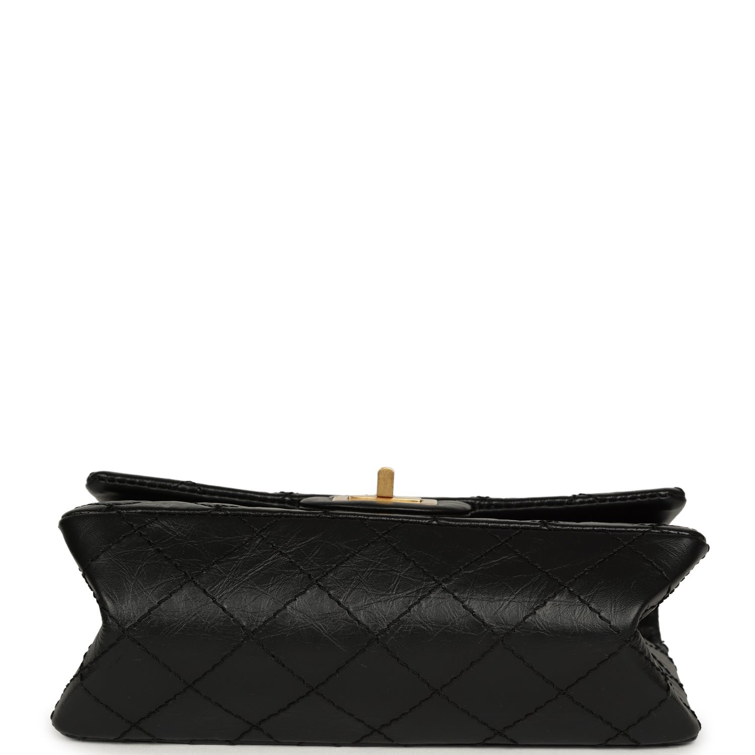 Pre-Owned Chanel Mini Flap Bag Black Calfskin — view 6