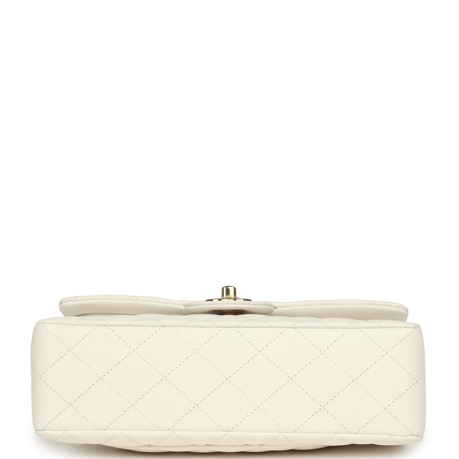 Pre-Owned Chanel Small Classic Double Flap White — view 6
