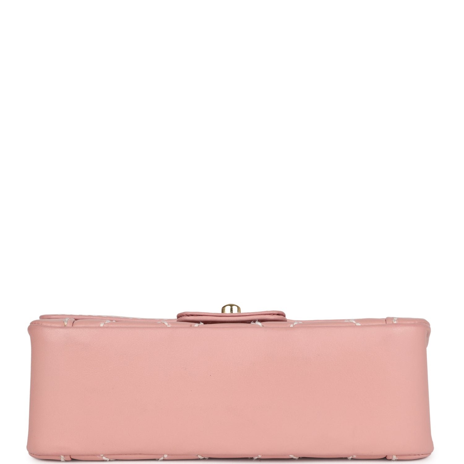 Vintage Chanel Mini Top Handle Pink Calfskin — view 6