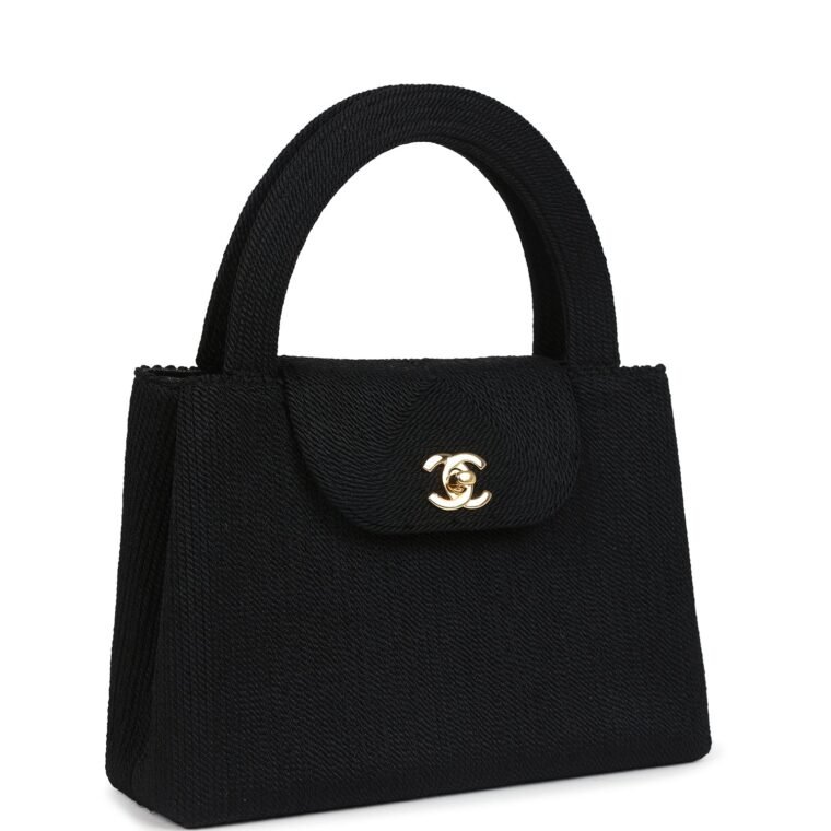 Vintage Chanel Large Kelly Black for Sale — alternate view