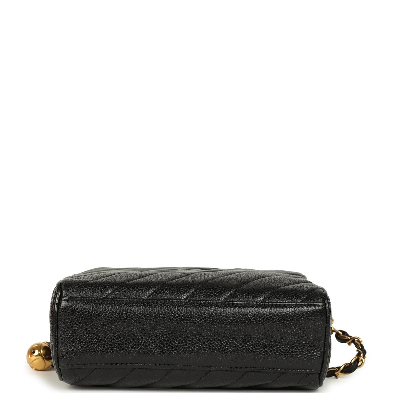Vintage Chanel Mini Camera Bag Black Caviar — view 6