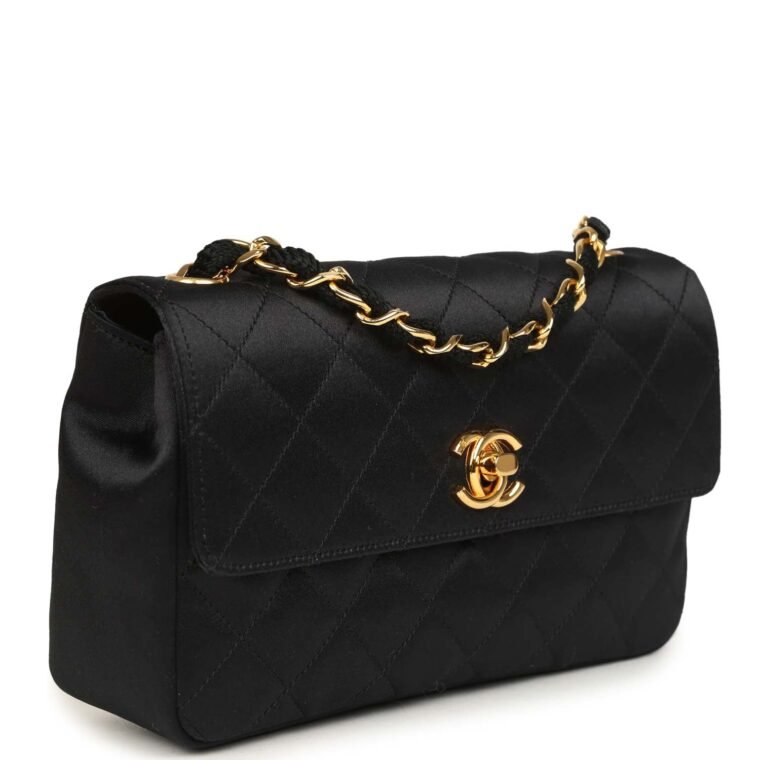 Vintage Chanel Mini Flap Bag Black for Sale — alternate view
