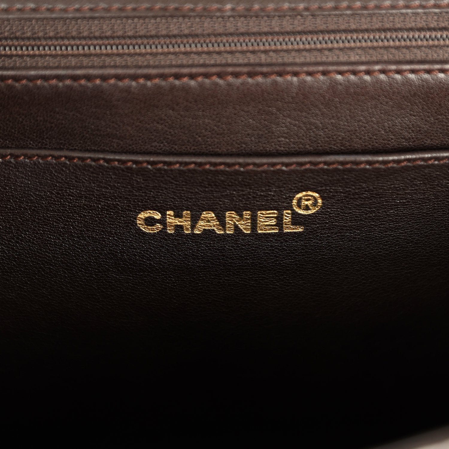 Vintage Chanel Large Kelly Brown Alligator — view 8