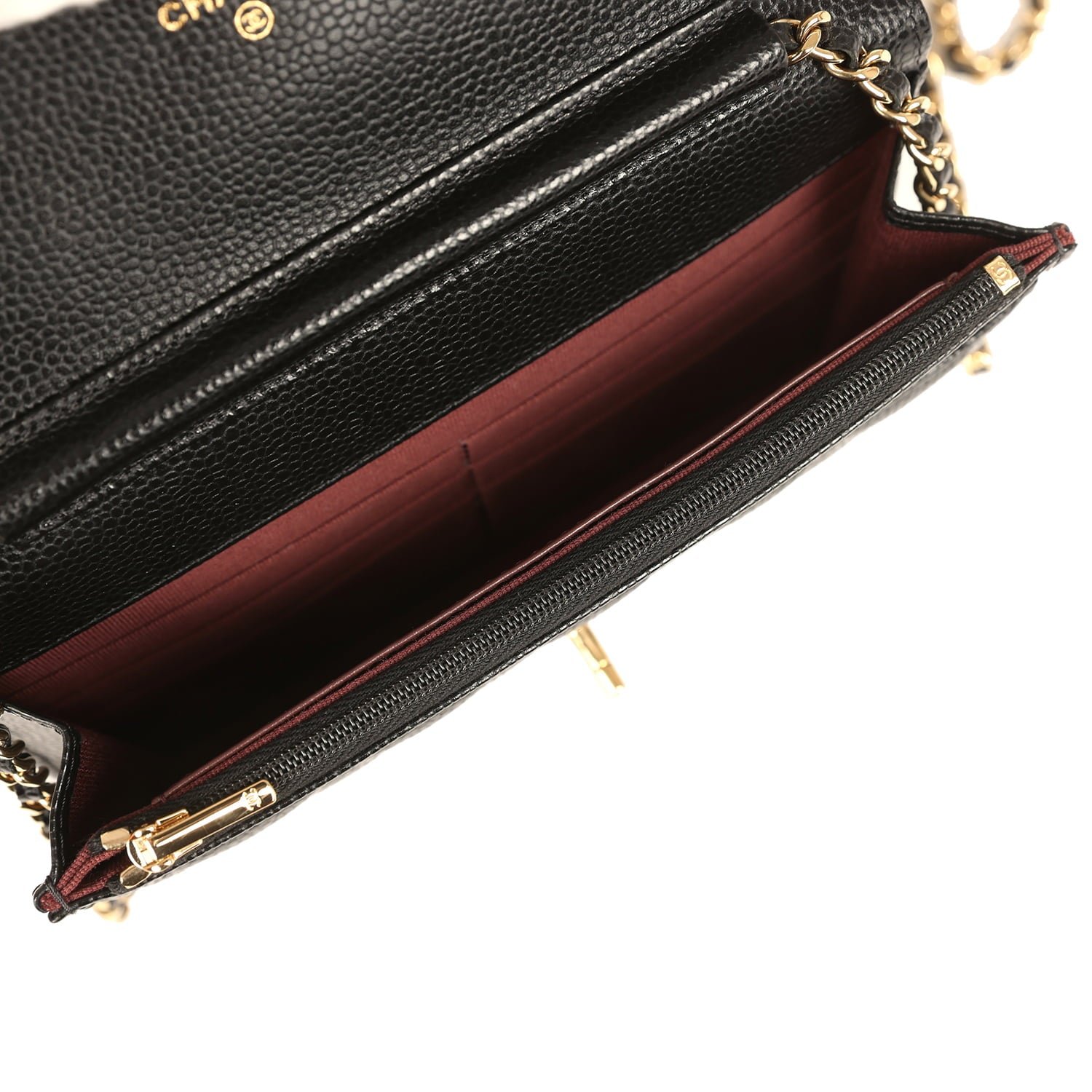 Chanel Wallet on Chain Black Caviar — view 9
