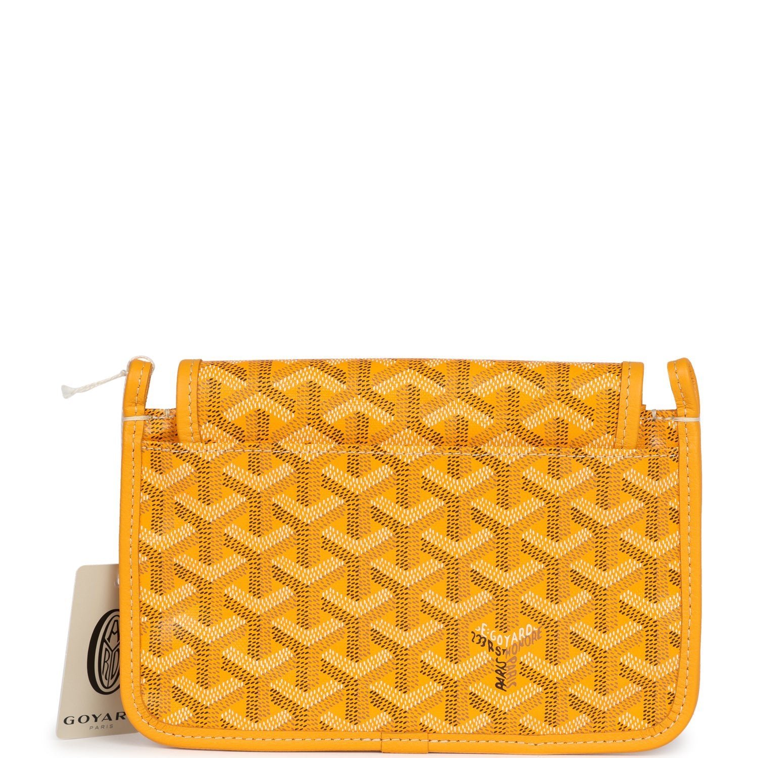 Goyard Plumet Yellow Goyardine Coated Canvas — view 5