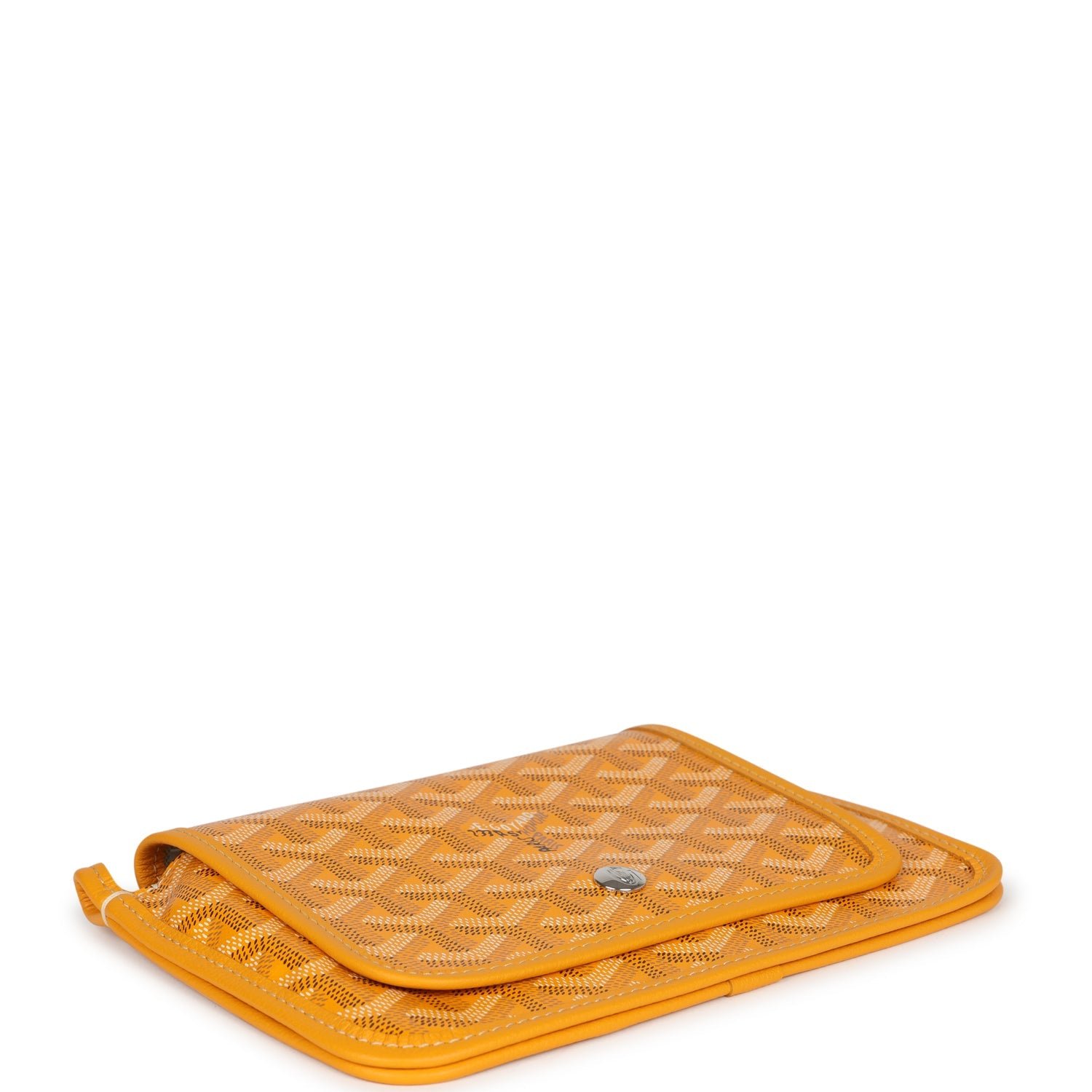 Goyard Plumet Yellow Goyardine Coated Canvas — view 6