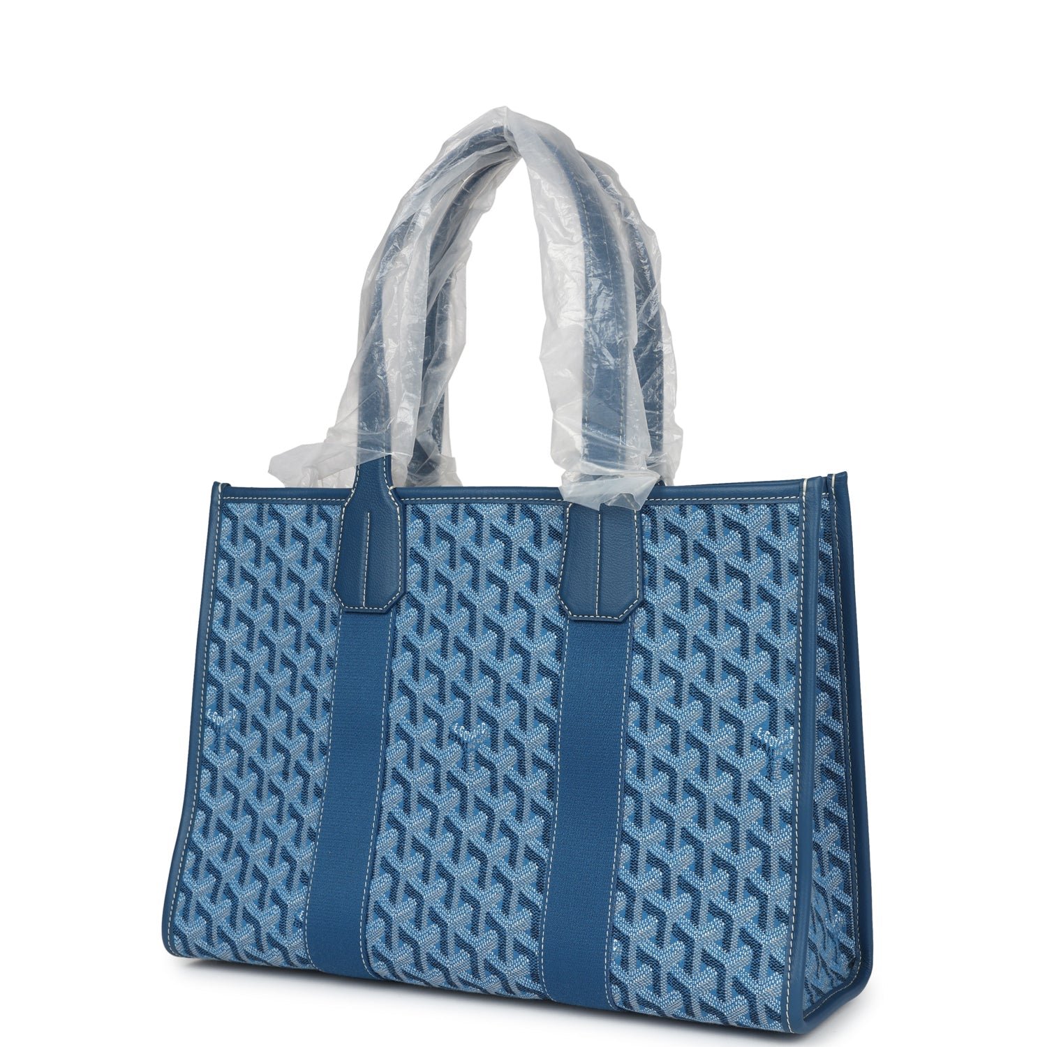 Goyard Villette PM Ocean Blue Goyardine Canvas — view 3