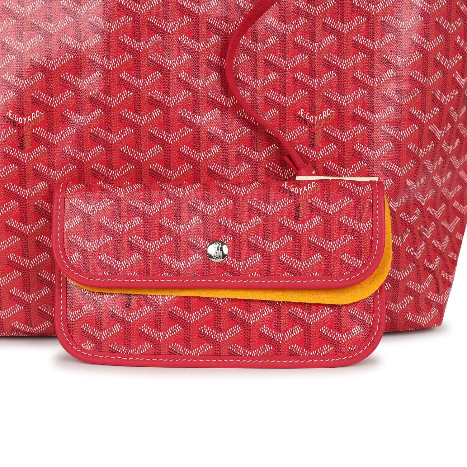 Goyard Saint Louis PM Fuchsia Goyardine Canvas — view 6