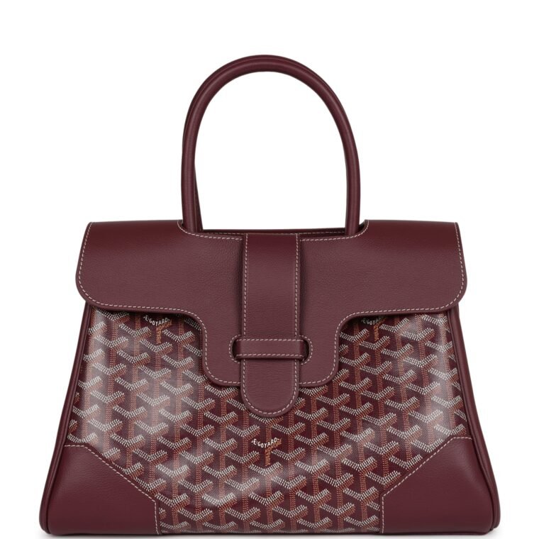 Goyard Saigon Tote Burgundy Goyardine Canvas — Buy Now
