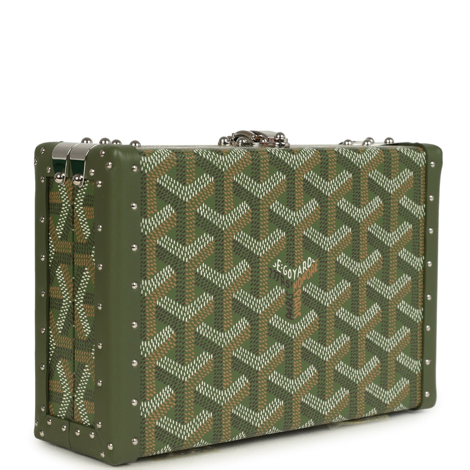Goyard Minaudière Khaki Goyardine Canvas — view 7