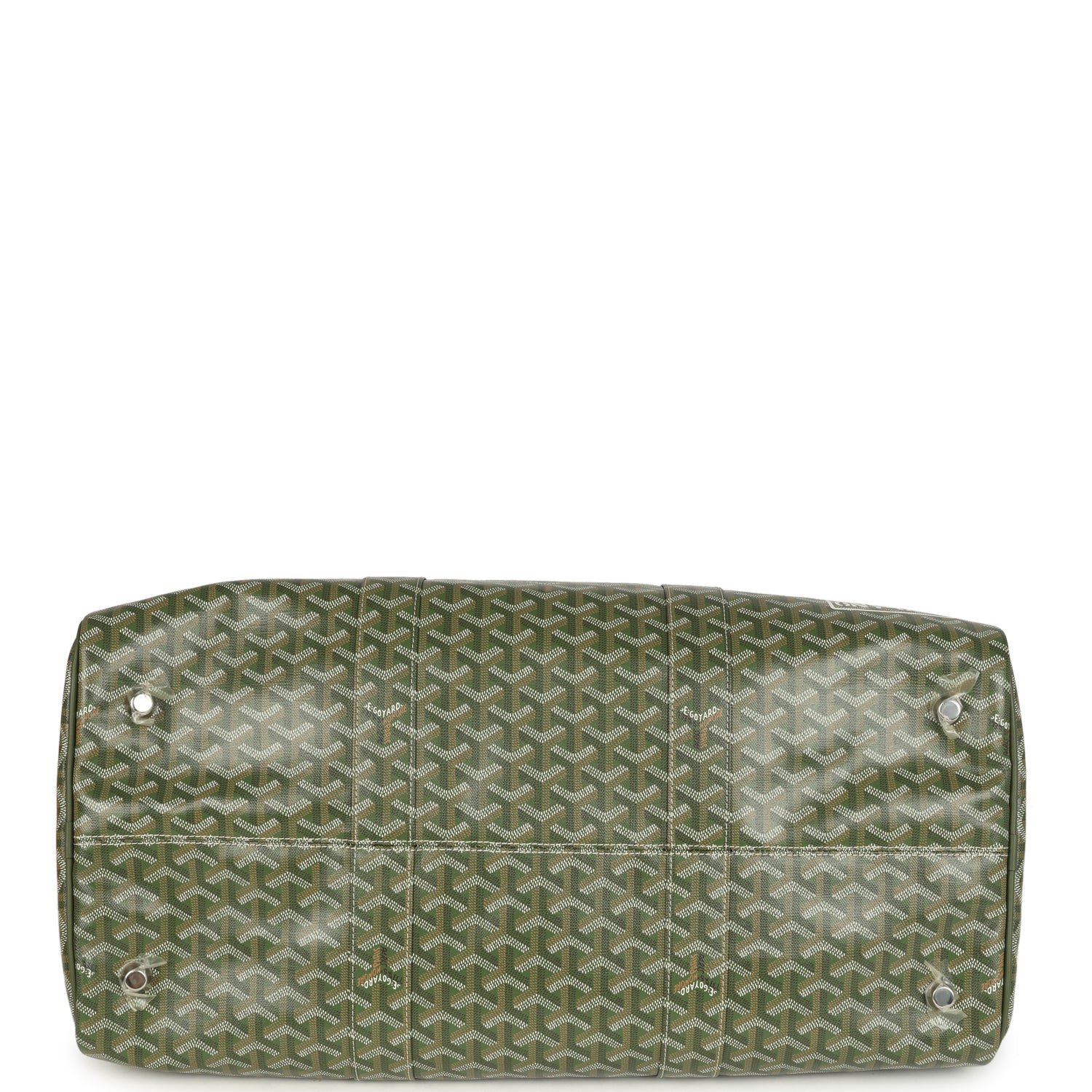 Goyard Boston 50 Khaki Goyardine Canvas — view 7