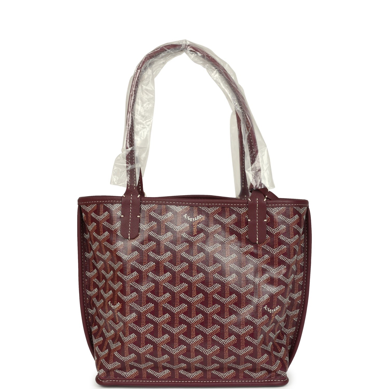 Goyard Anjou Mini Burgundy Goyardine Canvas