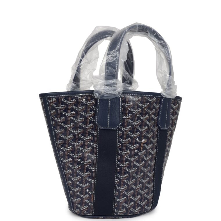 Goyard Belharra PM Navy Blue Goyardine Canvas — Buy Now — alternate view