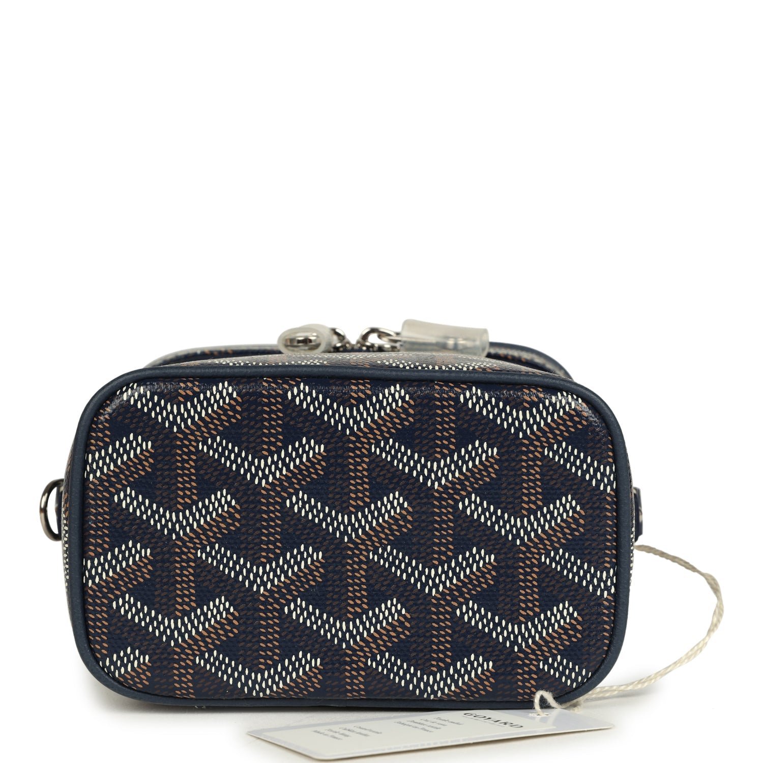 Goyard Muse Vanity Nano Navy Blue Goyardine Canvas — view 7