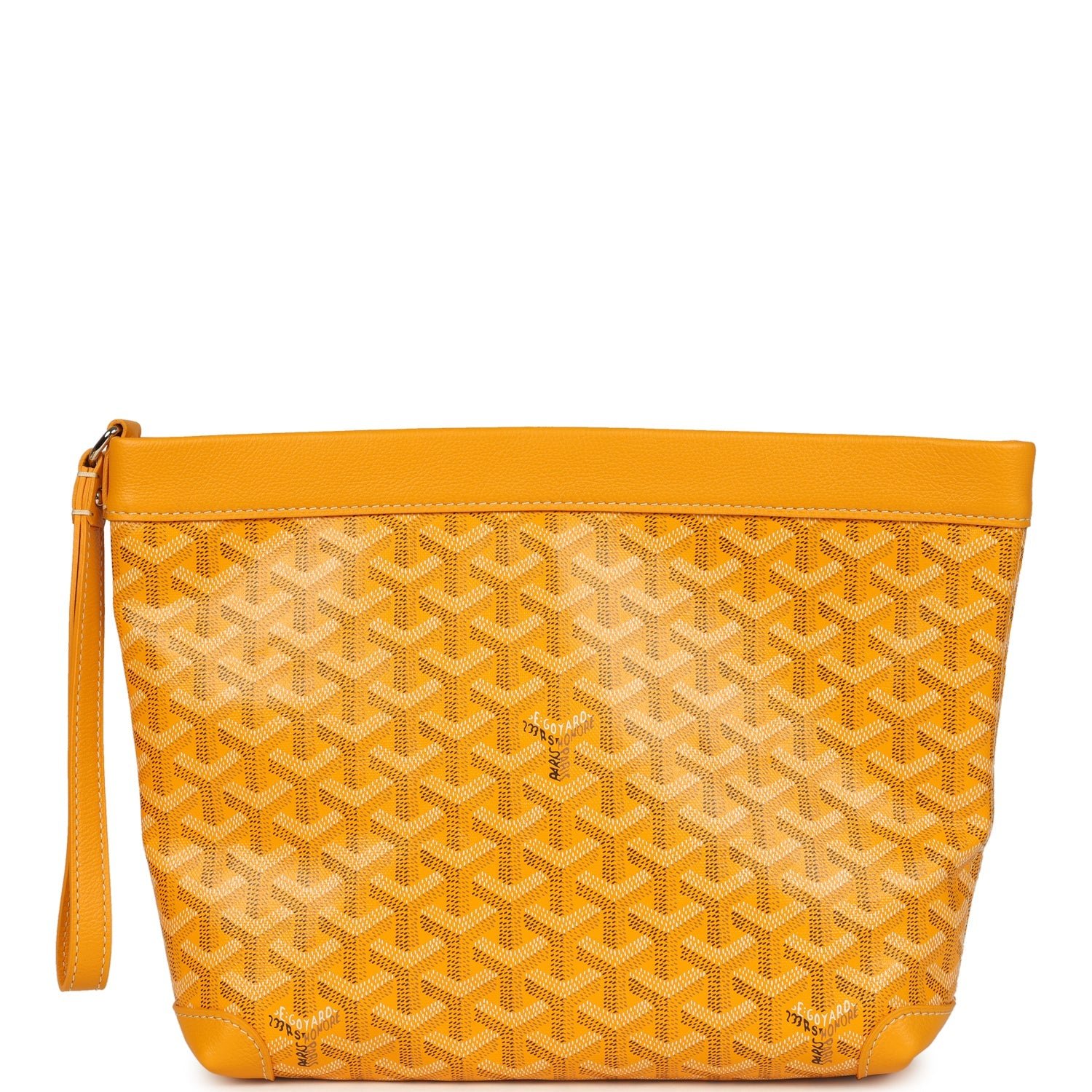 Goyard Conti Yellow Goyardine Canvas