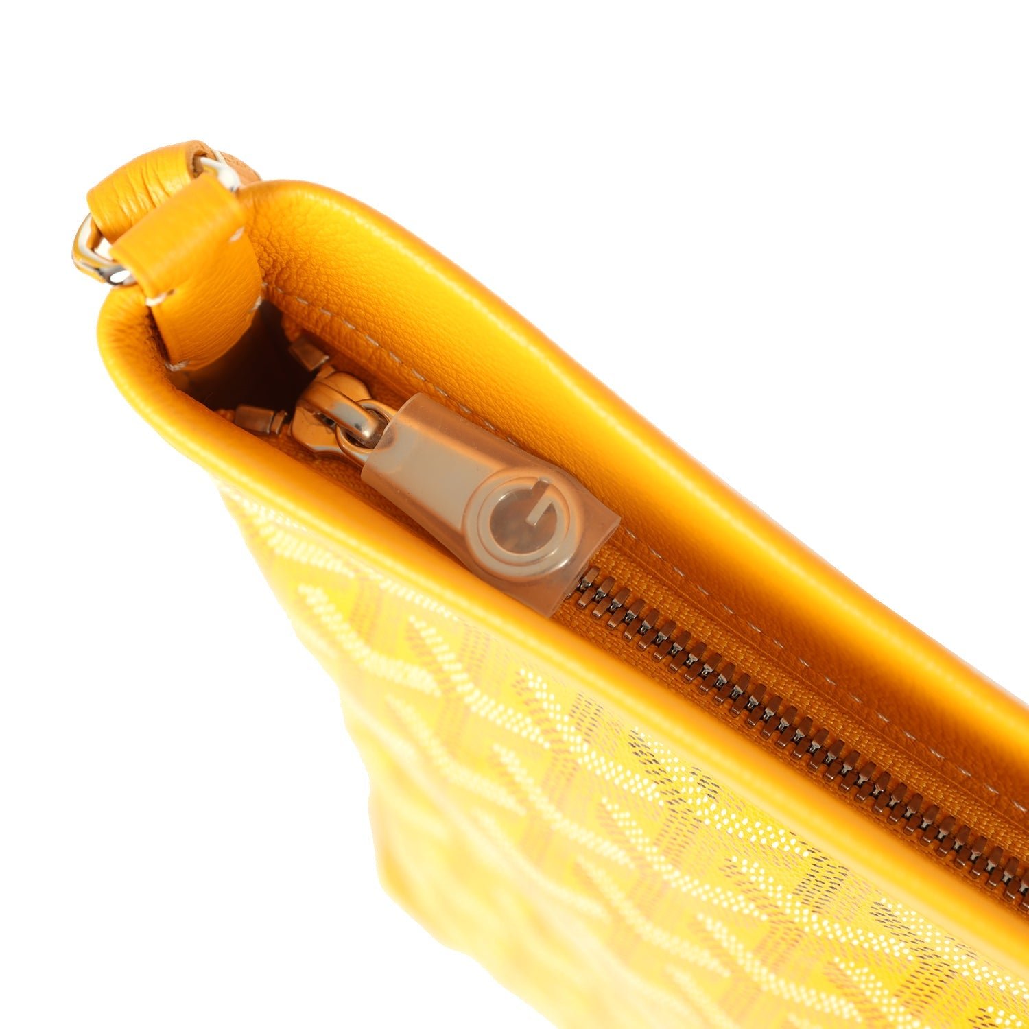 Goyard Conti Yellow Goyardine Canvas — view 8