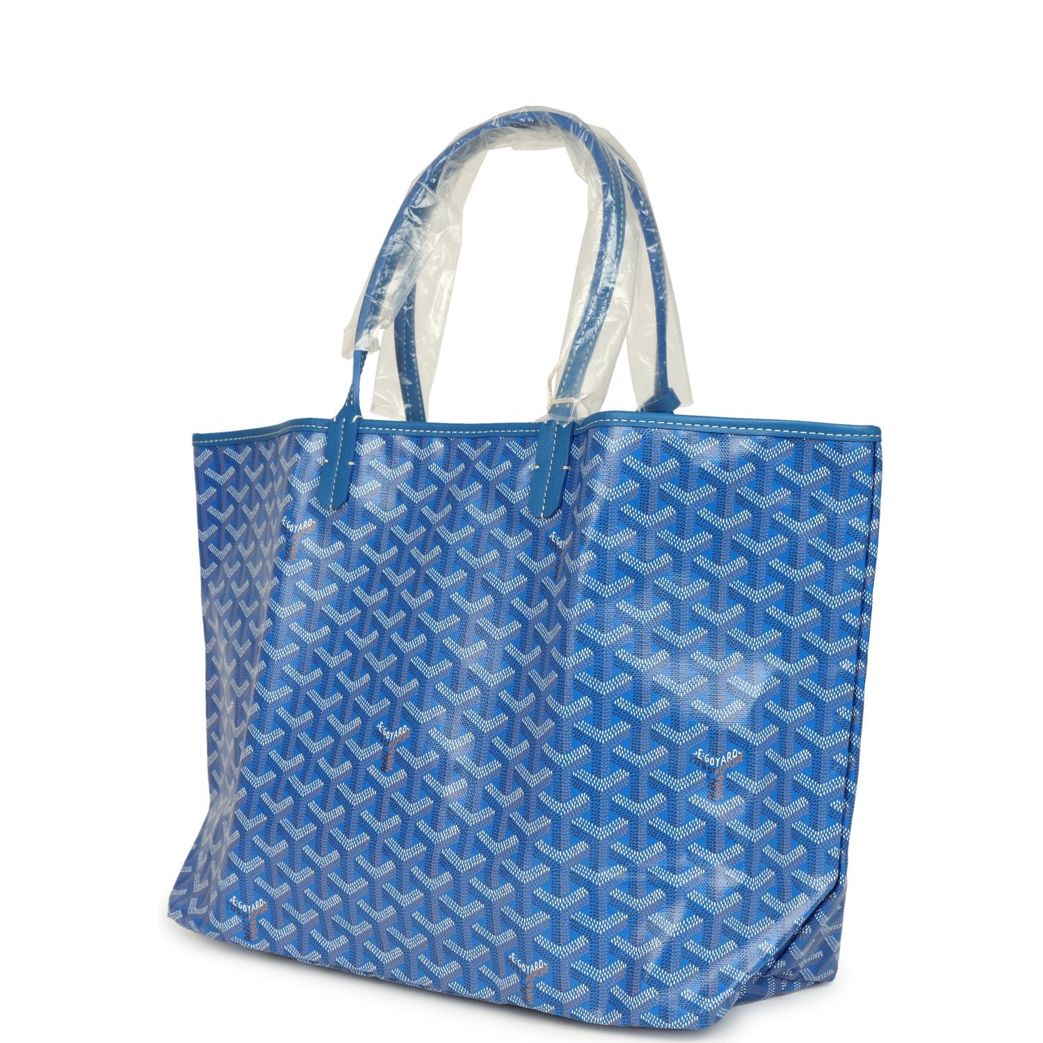 Goyard Saint Louis PM Sky Blue Goyardine Canvas — view 2