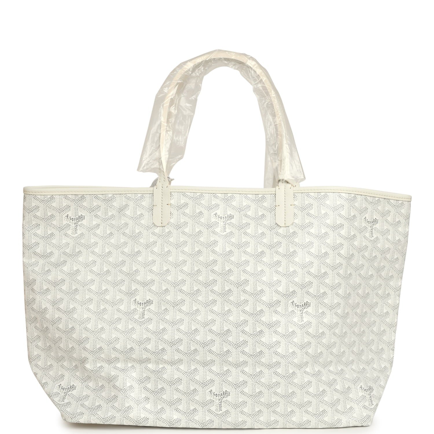 Goyard Saint Louis PM White Goyardine Canvas — view 5