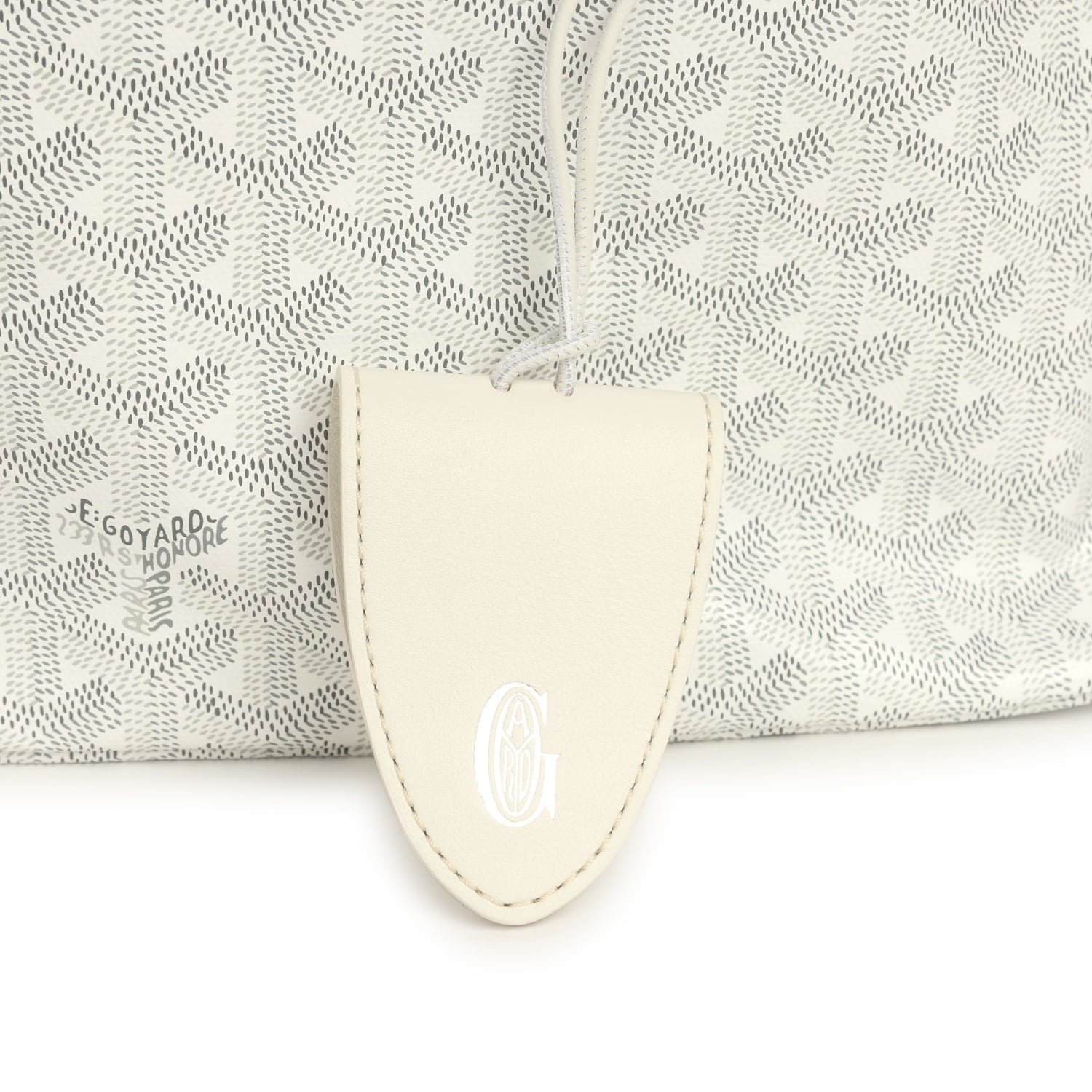 Goyard Saint Louis PM White Goyardine Canvas — view 7