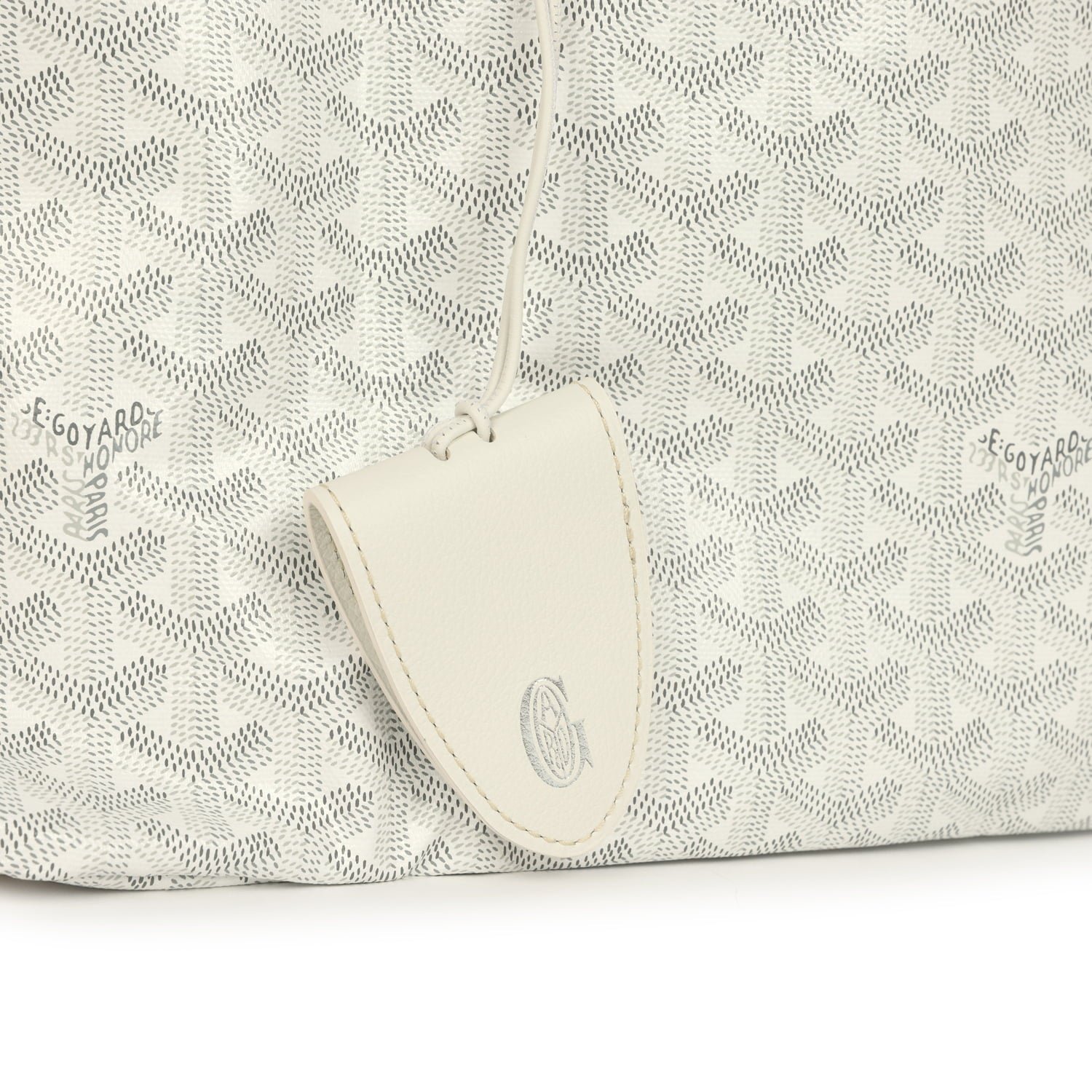Goyard Saint Louis GM White Goyardine Canvas — view 6