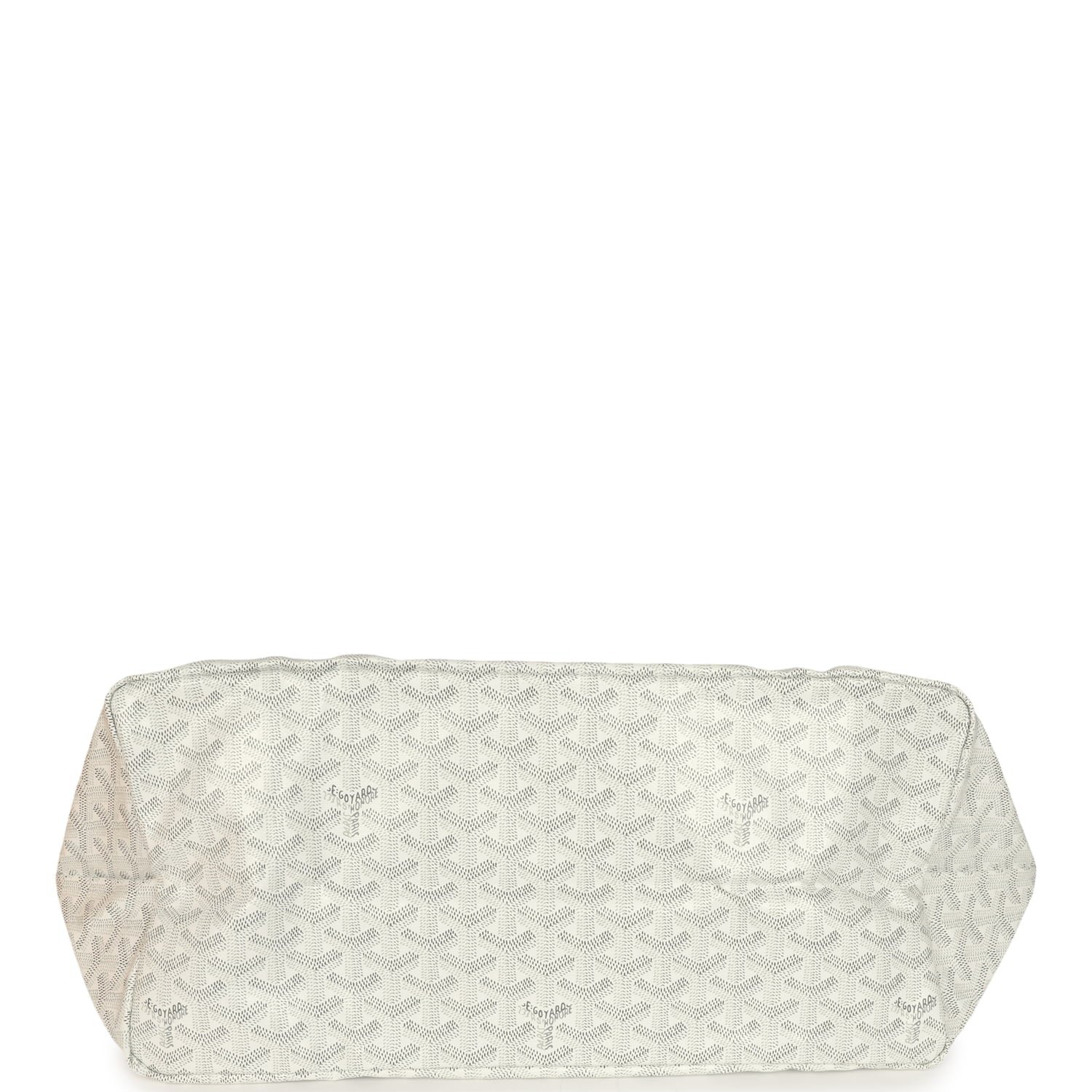 Goyard Saint Louis GM White Goyardine Canvas — view 8