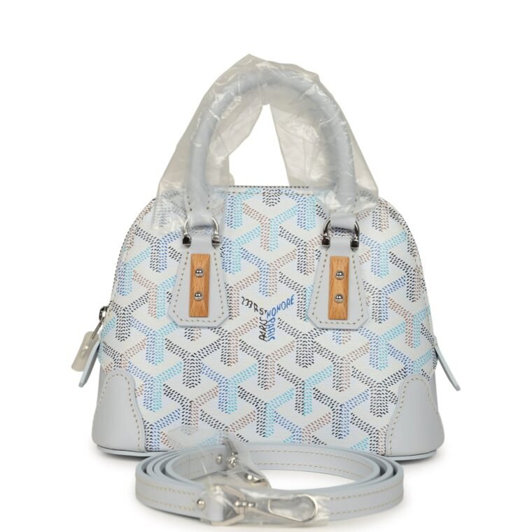 Goyard Vendôme Nano Polar Blue Goyardine Canvas for Sale