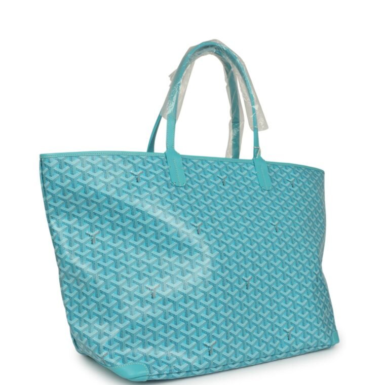 Goyard Artois GM Turquoise Goyardine Canvas for Sale — alternate view