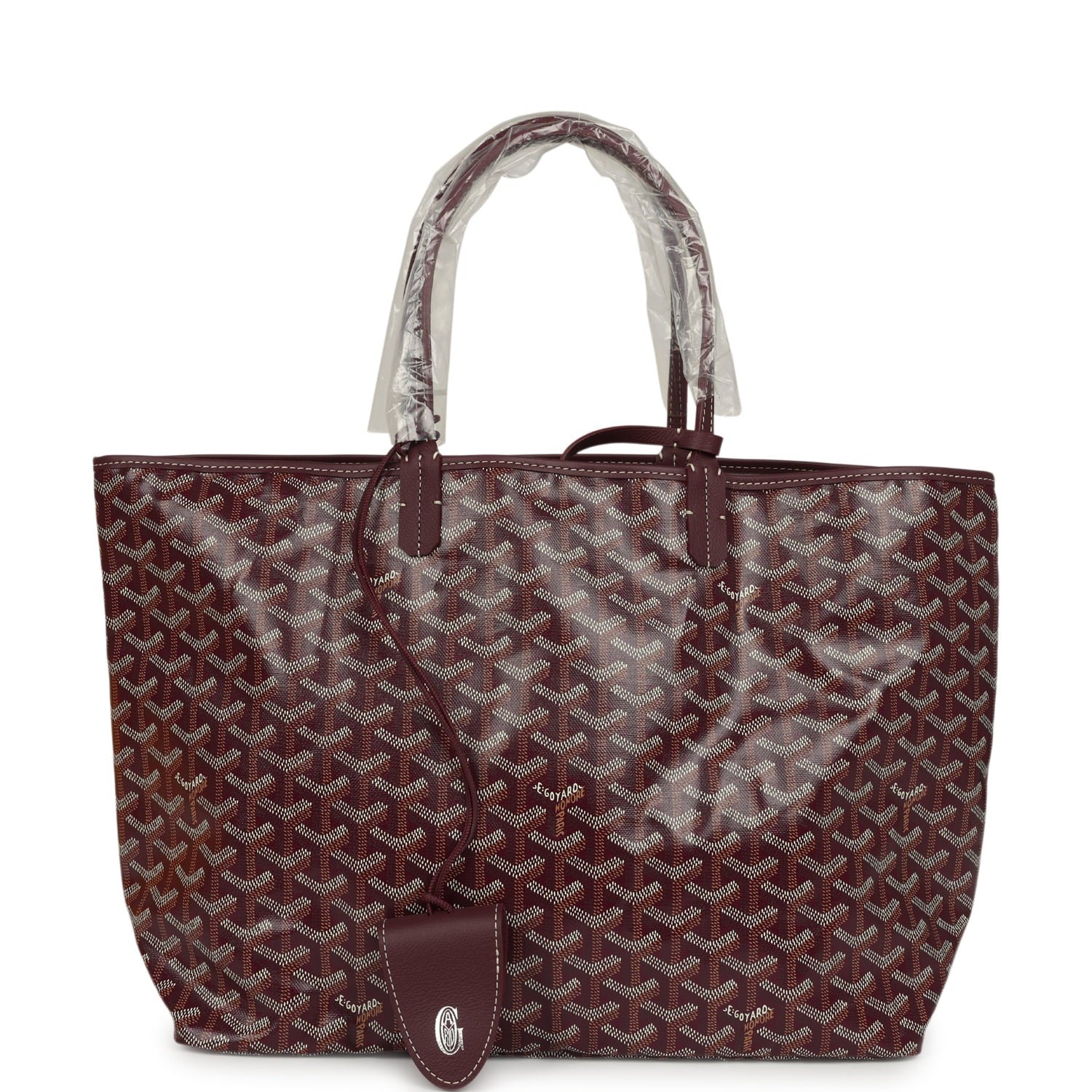 Goyard Saint Louis PM Burgundy Goyardine Canvas