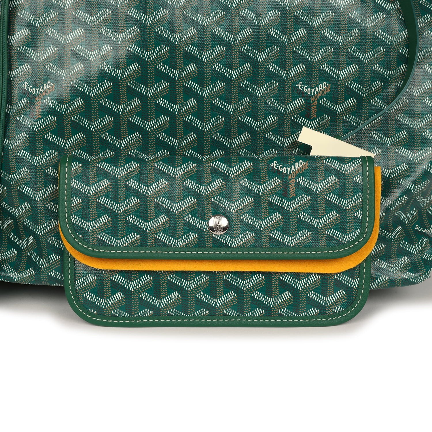 Goyard Saint Louis PM Green Goyardine Canvas — view 6
