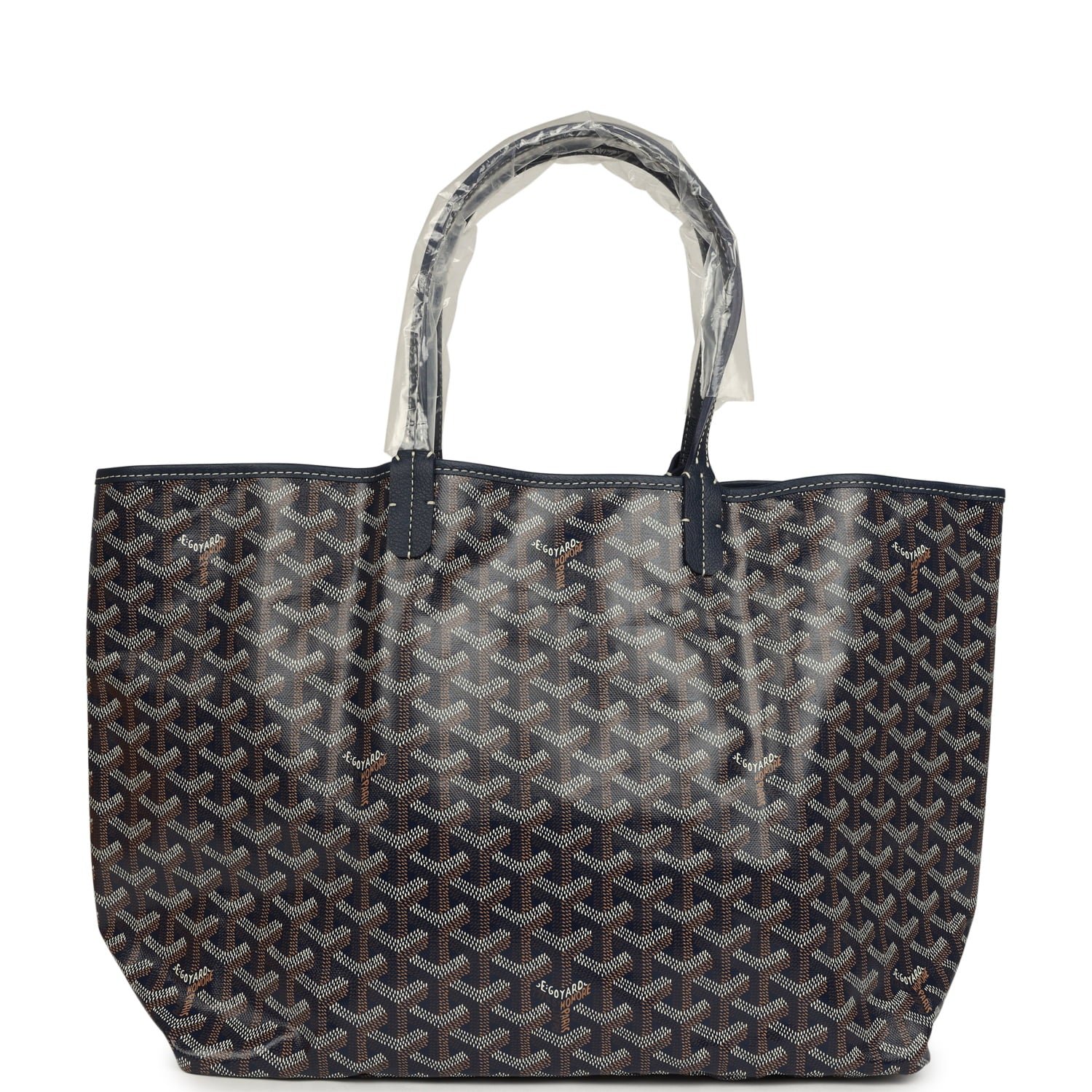 Goyard Saint Louis PM Navy Goyardine Canvas — view 5
