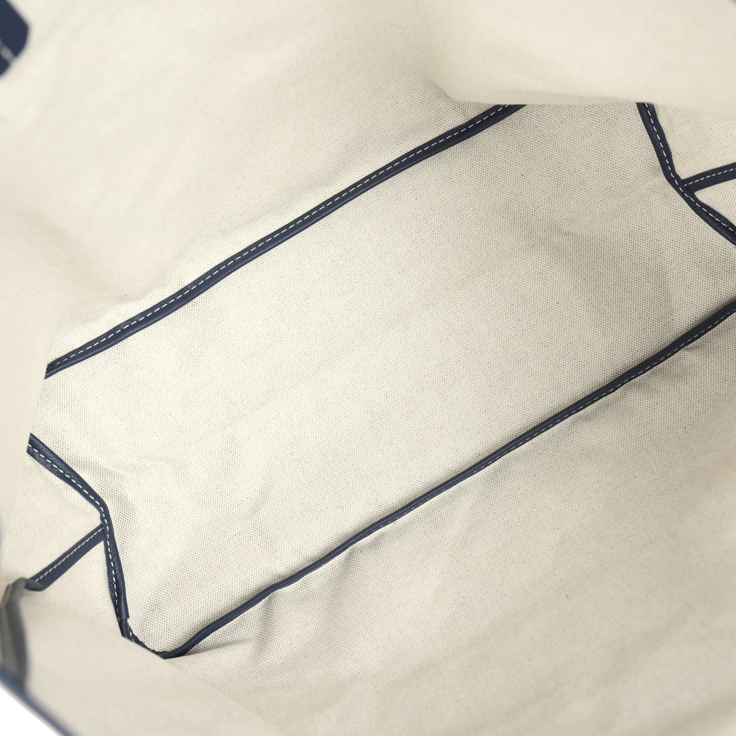 Goyard Saint Louis PM Navy Goyardine Canvas — view 8
