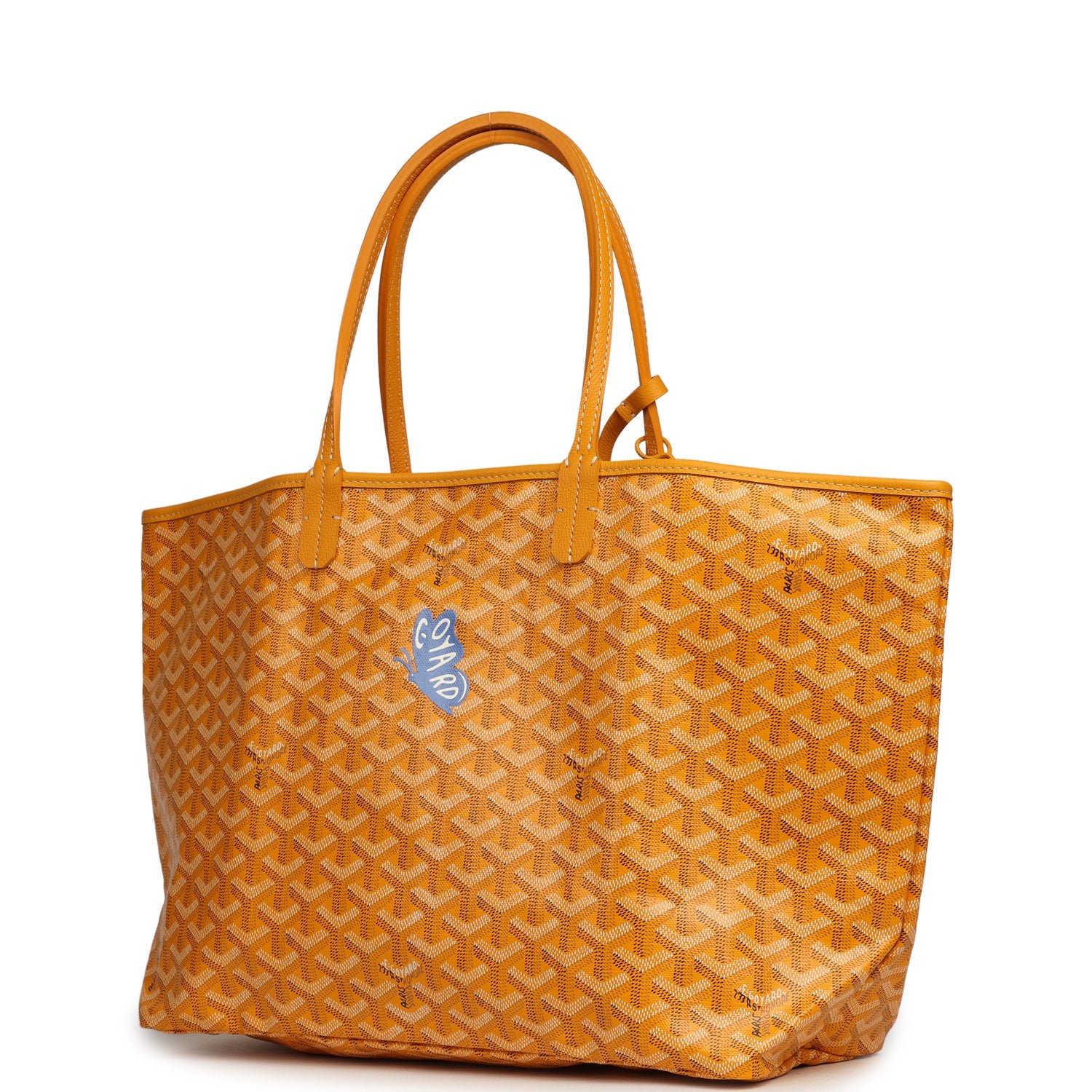 Goyard Saint Louis PM Yellow Goyardine Canvas — view 3