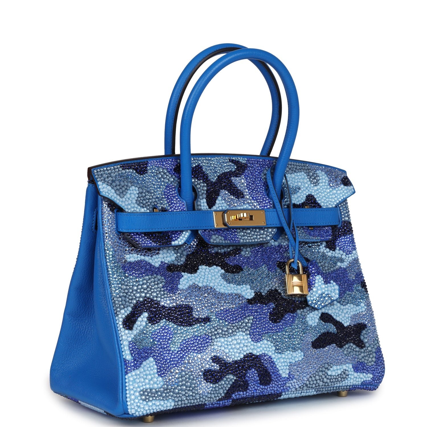 Hermès Birkin 30 Bleu Hydra Chevre — view 2