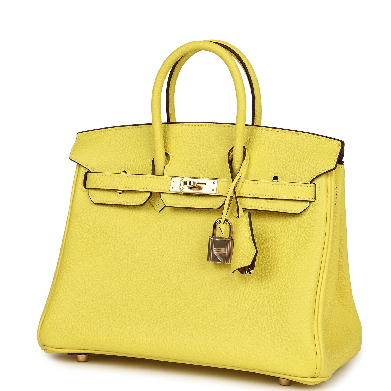 Hermès Birkin 25 Lime Clemence — view 3