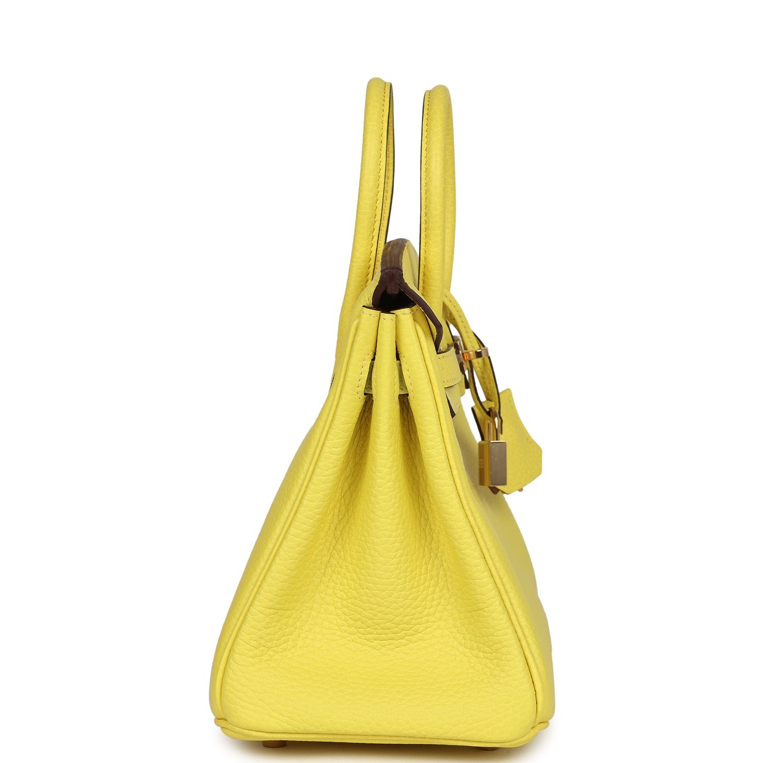Hermès Birkin 25 Lime Clemence — view 4