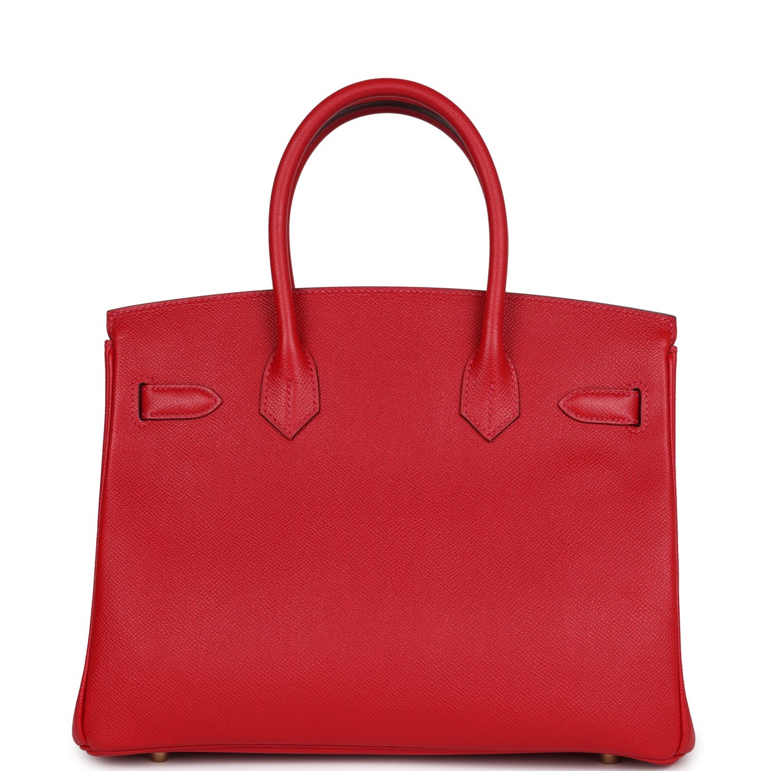 Pre-Owned Hermès Birkin 30 Rouge Casaque Epsom — view 5