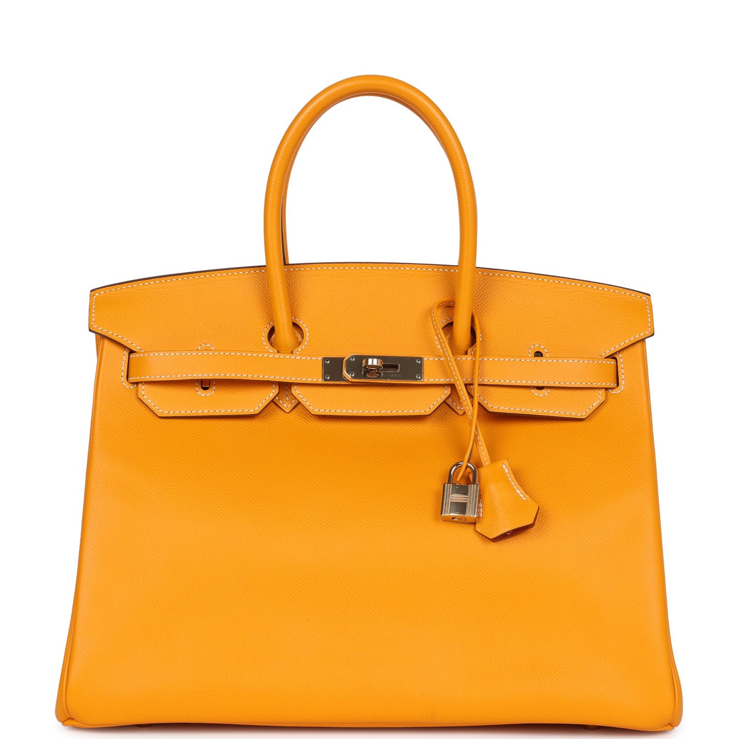 Pre-Owned Hermès Birkin 35 Jaune D'or Candy Epsom
