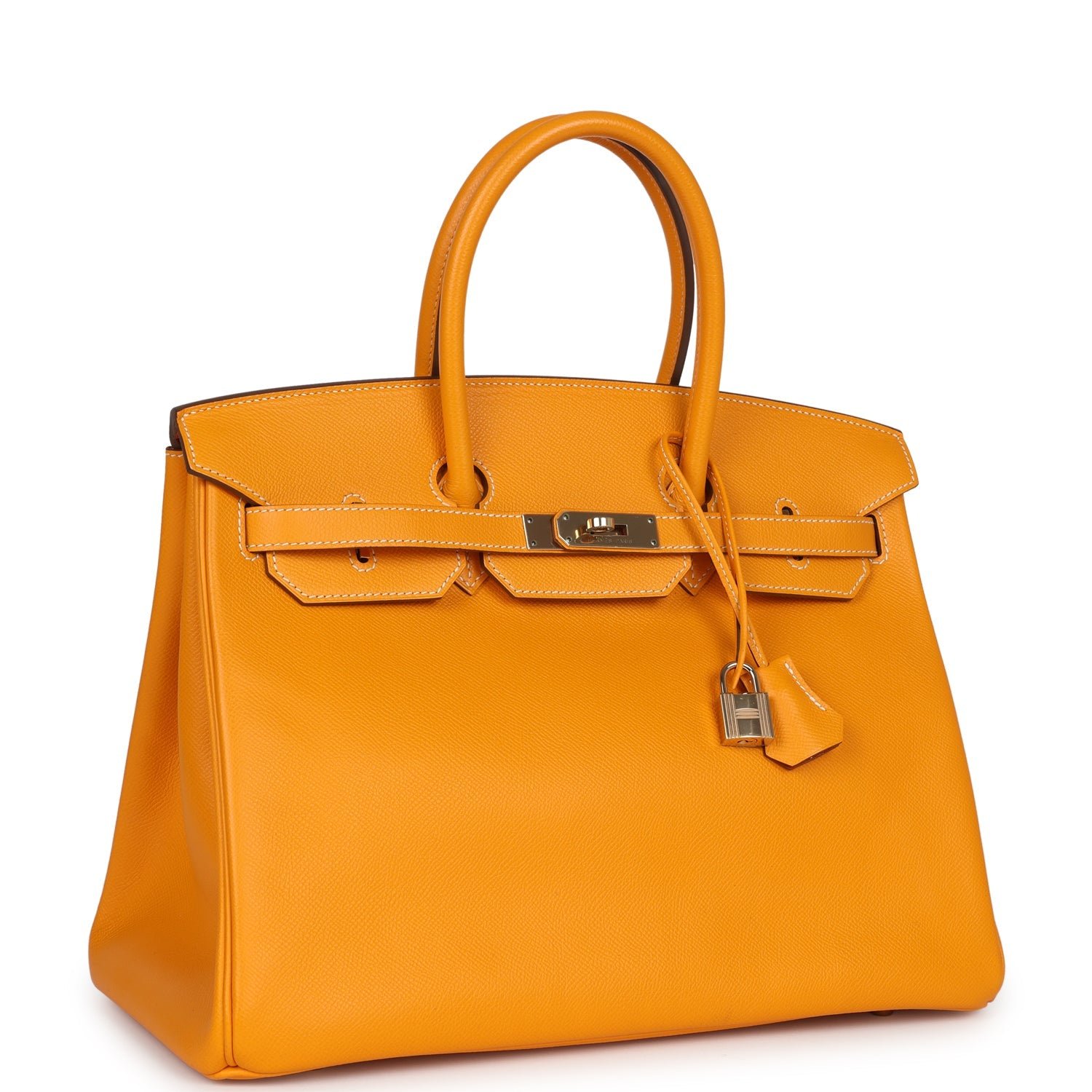 Pre-Owned Hermès Birkin 35 Jaune D'or Candy Epsom — view 2