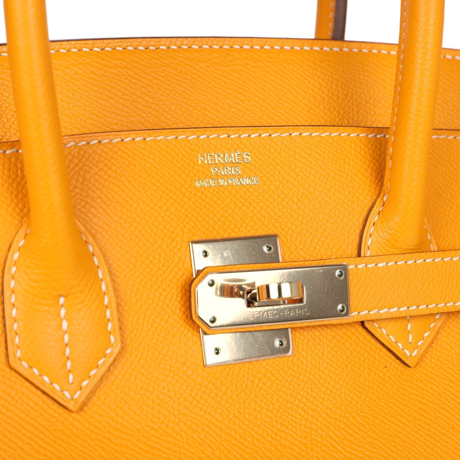 Pre-Owned Hermès Birkin 35 Jaune D'or Candy Epsom — view 7