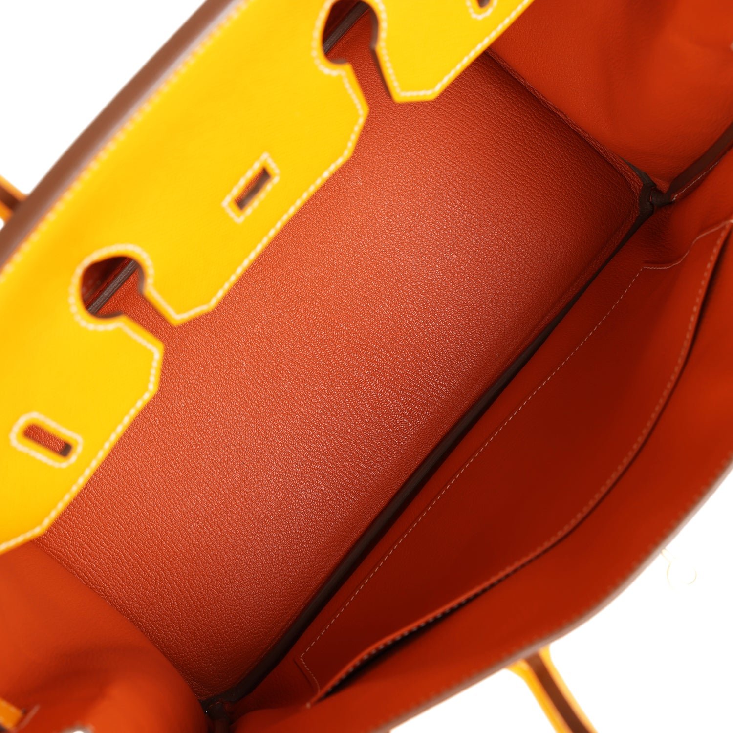 Pre-Owned Hermès Birkin 35 Jaune D'or Candy Epsom — view 8