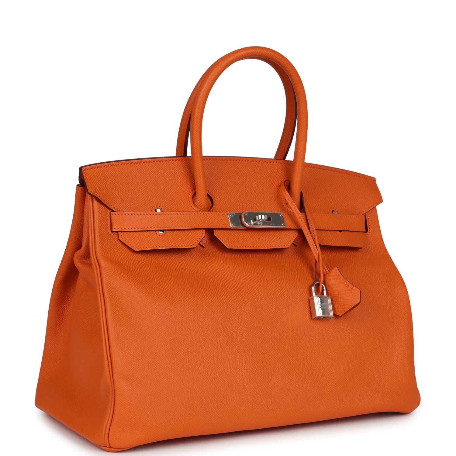 Pre-Owned Hermès Birkin 35 Orange Epsom — view 2
